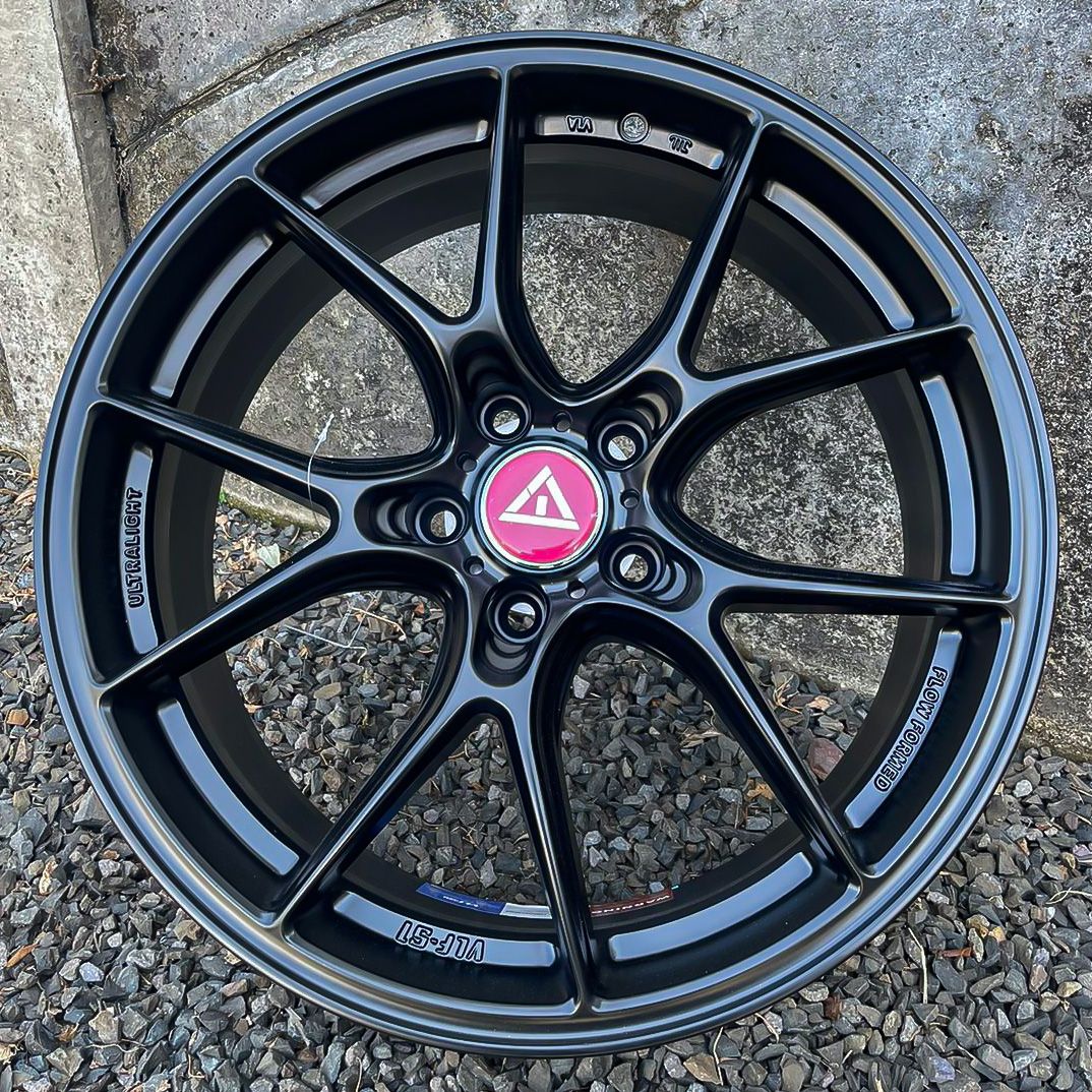 Aro 18X8 (Vlf-S1) 5/112 Matt Black (Set 4 Aros)