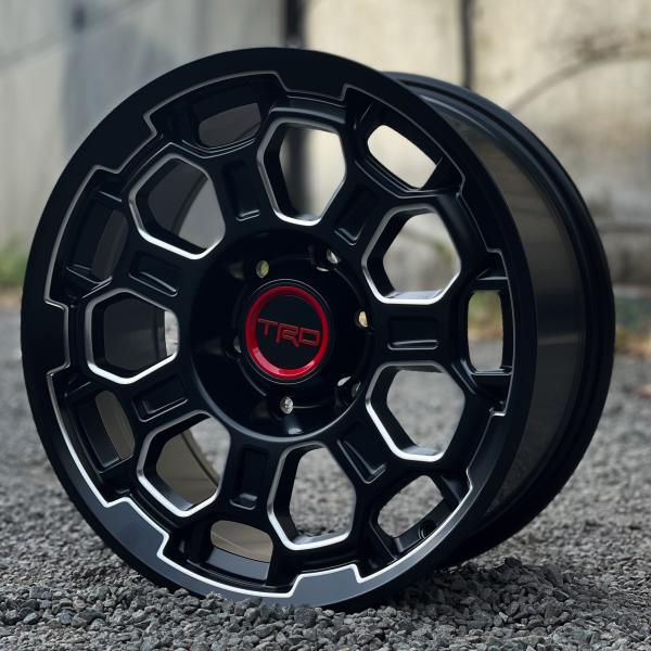 Aro 17X8 (8859) 6/139.7 Matt Black+Milling (Set 4 Aros)