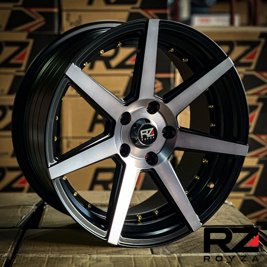 Aro 17X8 (Ht71147) 5/114.3 Matte Black Machine Face+Black Coating (Set 4 Aros)