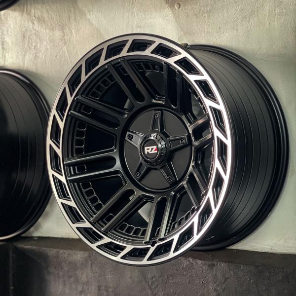 Aro 20X10 (Jc227) 5/135 5/139.7 Matt Black Machine Lip (Set 4 Aros)