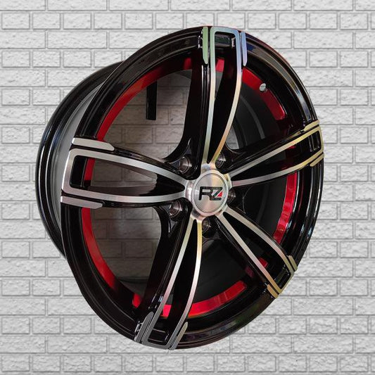 Aro 16X7 (L2086) 5/114.3 Bm+Red Undercut (Set 4 Aros)