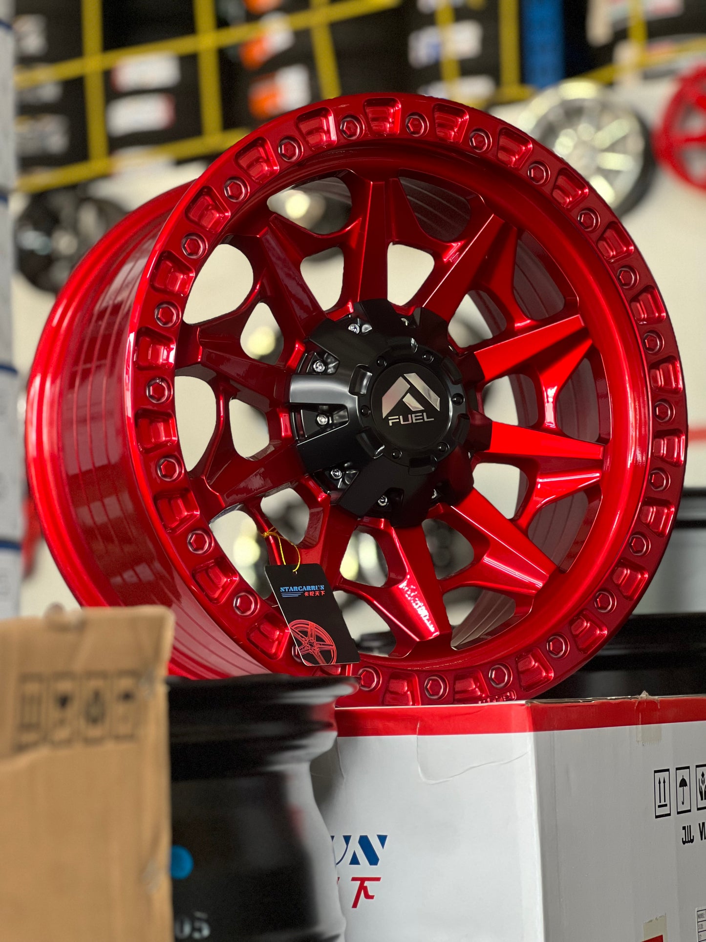 Aro 17X8.5 (602) 6/139.7 Hyper  Red (Set 4 Aros)