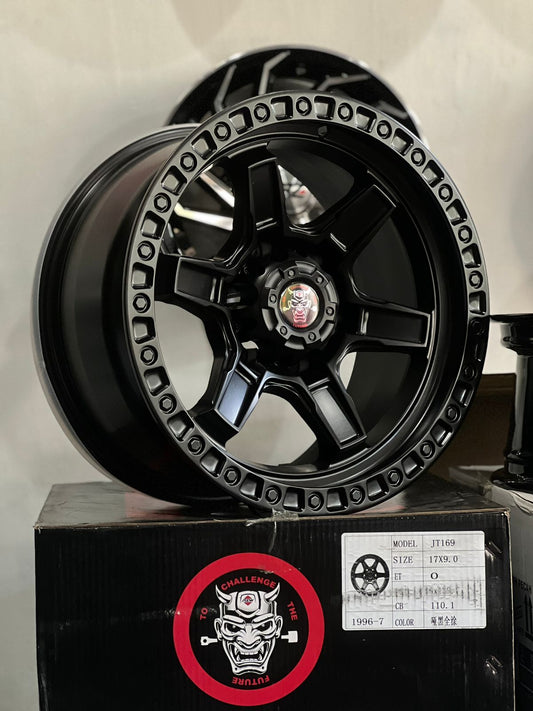 Aro 17X9 (Jt169) 6/139.7 Matt Black (Set 4 Aros)